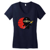 ninja star Women's V-Neck T-Shirt