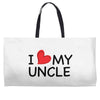 I Love My Uncle Weekender Totes