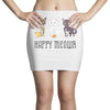 happy meowr Mini Skirts