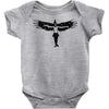 the crow Baby Bodysuit