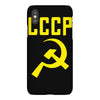 cccp hammer &amp; sickle  soviet union communist communism russia red star iPhoneX Case