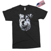 round neck dog wolf Exclusive T-shirt