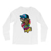 up all night cat Long Sleeve Shirts