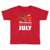 Halloween Kings Are Born In July Toddler T-shirt