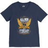 All Men Are Created Equal But Only The Best Are Born In February V-Neck Tee
