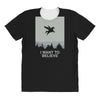 i want to believe 2 All Over Women's T-shirt