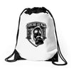 psycho realm Drawstring Bags