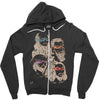 shh, the rat is our patron Zipper Hoodie