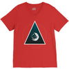 Abstract Planet V-Neck Tee