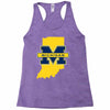 indiana for michigan Racerback Tank