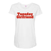 Tuesday Girlfriend Maternity Scoop Neck T-shirt