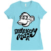 monkey man Ladies Fitted T-Shirt