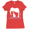 only elephants should wear ivory Ladies Fitted T-Shirt