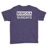 mimosa sundays brunch mens Youth Tee