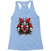 samurai mask of doom Racerback Tank