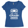v t shirt inspired by deadliest catch   on the crab. Women's Triblend Scoop T-shirt