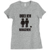under new management stag night wedding mens Ladies Fitted T-Shirt