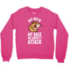 my neck my back my anxiety attack opossum guys tee Crewneck Sweatshirt