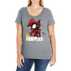 deadpool Ladies Curvy T-Shirt
