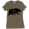 Bear Ladies Fitted T-Shirt
