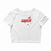 case ih farm butterfly Crop Top