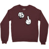 mickey fuck you rouge Crewneck Sweatshirt