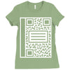 qr composition Ladies Fitted T-Shirt
