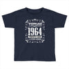 vintage made in 1964 perfectly aged a living legend Toddler T-shirt