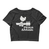 peace and music Crop Top