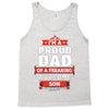 proud dad son Tank Top