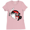 samurai jack and aku yin yang Ladies Fitted T-Shirt
