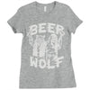 wolf beer Ladies Fitted T-Shirt