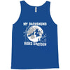 my dachshund rides shotgun Tank Top
