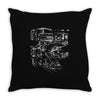 pour le transport Throw Pillow