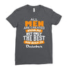 all men are created equal but only the best are born in october Ladies Fitted T-Shirt