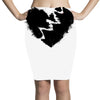 broken heart xxx black Pencil Skirts