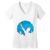 bat signal Women's V-Neck T-Shirt