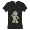 mario text Women's V-Neck T-Shirt