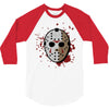 jason voorhees mask 3/4 Sleeve Shirt