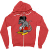 mickey rat Zipper Hoodie