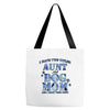 i have two tıtles aunt and dogmom an i rock them both flowers Tote Bags
