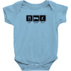 eat,sleep,golf Baby Onesie