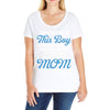 so there's this boy who wil always have a piece of my heart he calls m Ladies Curvy T-Shirt
