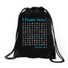 i Found Jesus Drawstring Bags