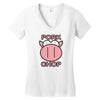pork cho Women's V-Neck T-Shirt