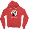 Impeach 45 Stop Trump Zipper Hoodie