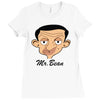 mr bean Ladies Fitted T-Shirt