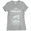 Vintage Aged To Perfection 1955 Ladies Fitted T-Shirt