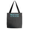 west ham in the blood retro style new Tote Bags