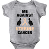 Me Against Uterine Cancer Baby Bodysuit